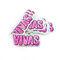 Logo adhésif holographique personnalisé, Stickers promotionnels personnalisés