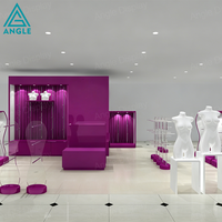 Présentoir de plage d'été pour maillots de bain, vitrine de bikinis, support pour sous-vêtements tropicaux, mobilier de magasin de vêtements de détail avec éclairage LED intégré