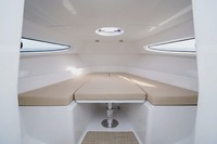 Bateau à moteur de luxe de 7,3 m (24 pieds) avec cabine en fibre de verre, type moteur hors-bord, bateau de pêche, mini-yacht