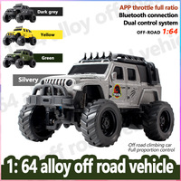 Mini Coche Todoterreno RC de Control Remoto, Modelo de Aleación Bigfoot Wrangler, Juguete Eléctrico para Niños