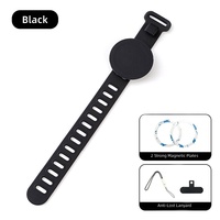 Soporte Magnético para Teléfono con Correa de Reloj, Soporte Universal para Muñeca para Ciclismo, Correr, Conducir, Transmisión en Vivo, Compatible con iPhone