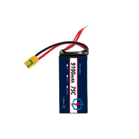 Batterie LiPo à décharge élevée 40C/45C/70C/100C/120C 29.6V 4s 6s 8s 8000mAh 9100mah XT60 XT90 Connecteur pour drone FPV