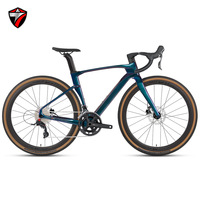 Gravel V3 SHI MANO 105 R7170 Di2 2*12 Carbon All-Road Gravelbike Hochmodul-Carbonrahmen AL7005 Aluminium-Laufräder 9,8 KG