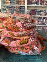 Sac de toilette en coton, pochette à cosmétiques patchwork, doublure imperméable, cadeaux pour demoiselles d'honneur, cadeaux de fête prénatale, joli sac à cosmétiques, cadeau pour nouvelle maman
