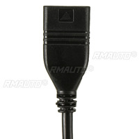 Câble adaptateur audio AUX vers USB femelle MDI MMI AMI AUX pour AUDI A3/A4/A5/A6/Q5 VW Tiguan GTI CC Magotan