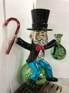 Résine Rouge Chrome <span class=keywords><strong>Monopoly</strong></span> Sculpture Personnalisé Pop Art Grande Sculpture En Fiber De Verre Dessin Animé Mario Sculpture Pour Boutique Galerie - Product Image 6
