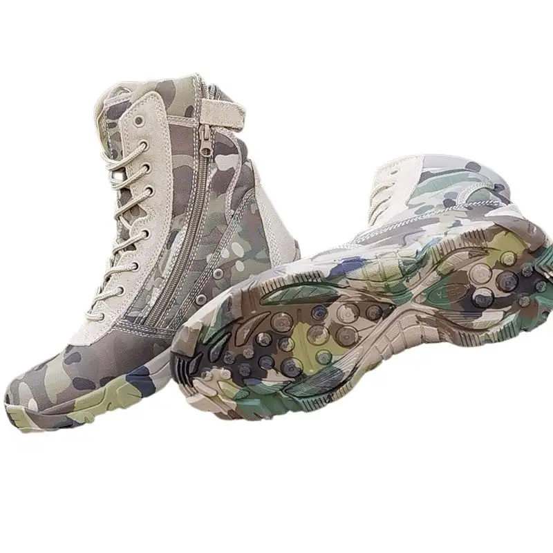 Yuda Custom Oxford Waterproof Desert Combat Hiking Bot Outdoor Sport Combat Tactical Boots Safety Shoes For Men