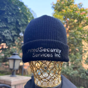 Bonnet tricoté <span class=keywords><strong>de</strong></span> luxe OEM, imperméable, chaud et doux, pour l'hiver, avec logo personnalisé, casquette jacquard <span class=keywords><strong>de</strong></span> créateur pour hommes et femmes – Vente chaude - Product Image 4