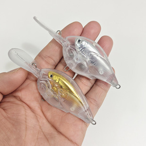 เหยื่อปลอมแบบร็อค รุ่นคลาสสิค ไบโอนิค ทรงปลา ขนาด 9.5 ซม./15.5 กรัม ของแท้จากโรงงาน  ตัวเหยื่อแบบใสไม่มีสี - Product Image 2