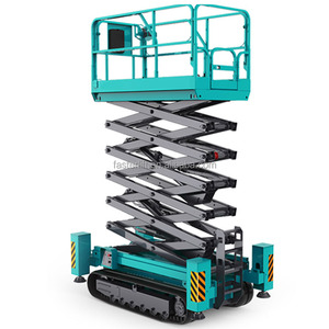 450kg offroad giá rẻ Mini Di động theo dõi điện tất cả các địa hình tự hành Crawler Scissor Lift với CE - Product Image 3