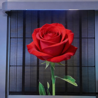 Écran LED transparent de haute qualité, personnalisable, prix fabricant, vente directe, pour mur vidéo publicitaire