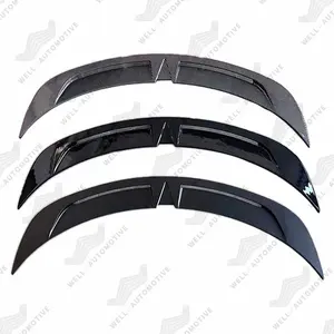 Spoiler belakang spoiler plastik abs hitam aksesori Aftermarket 4X4 performa tinggi untuk Model Y Turbo Style