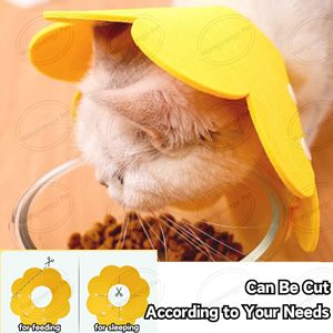 Wound Healing <strong>Cat</strong> Recovery <strong>Collar</strong> After Surgery Breathable Fabric Pet Elizabeth <strong>Collar</strong> with <strong>Buckle</strong> - Product Image 5