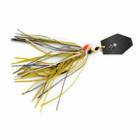 LUSHAZER Bass Chatterbait Leurre de pêche vibrant à lame, jig à jupe, hameçon simple, leurre de lancer pour brochet, perche et prédateurs
