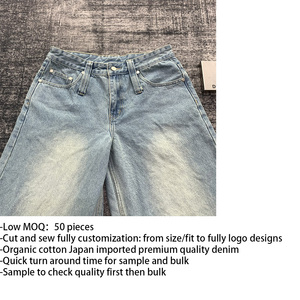 DENIMGUYS Jeans Casuales de Estilo Urbano para Hombre, Corte Holgado, Lavado <span class=keywords><strong>Monkey</strong></span>, de Algodón, Pierna Ancha, Talla Grande - Product Image 3