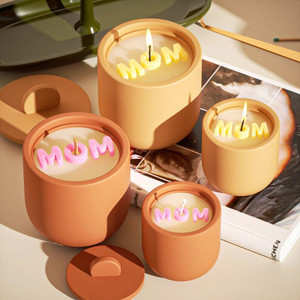 Huaming minimalista hecho a mano regalo confesión carta orquídea <span class=keywords><strong>Velas</strong></span> Perfumadas amor creativo cera de soja Natural <span class=keywords><strong>Diptyque</strong></span> vela perfumada - Product Image 1