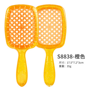 หวีและแปรงผมพลาสติกแบบพกพาคุณภาพสูง ทนทาน สำหรับมืออาชีพ ใช้ในบ้าน - Product Image 4