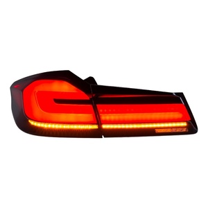 Nouveau feu arrière LED noir LCI pour BMW Série 5 G38 (2018-2020) et G30 (2021) – Lampe arrière 12V avec lentille WH-158 (18') - Product Image 6