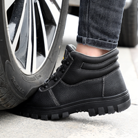 Xinpuguyisa — bottes de sécurité en caoutchouc S3, avec semelle en caoutchouc, antistatiques, antidérapant, résistant à l'usure, chaussures étanches à bout en acier