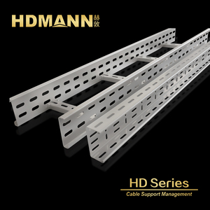 บันไดสายเคเบิลสแตนเลส SS304/316 สำหรับงานวางและจัดการสายเคเบิลของ HDMANN Industrial Construction - Product Image 2