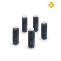 Vis de fixation métriques M2 M3 M4 M5 M6 M8 en acier au carbone de haute qualité, oxyde noir, embout hexagonal en nylon pour équipement électrique sécurisé