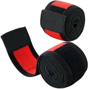 Genouillères personnalisées de couleur bleue Accessoire de fitness élastique à usage intensif Taille unique Genouillère de musculation Nouveau design Vente en gros - Product Image 6