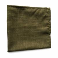 Serviette de table en lin vert olive, texture grossière, pliée, pour hôtel, restaurant, café, taille personnalisée