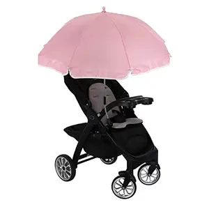 Outdoor Auto Open Clamp-On Schaduw Clip Paraplu Voor Kinderwagen Draagbare Compact Stoel Paraplu