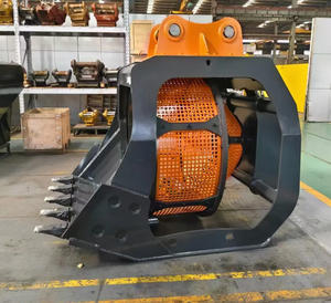 Cubo de cribado giratorio hidráulico para excavadora de 25 toneladas - Product Image 6