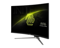 MAG 325CQRXF E2 32 inci WQHD Monitor game melengkung 240Hz kecepatan penyegaran 16:9 layar lebar lampu latar LED Panel IPS USB DP baru digunakan