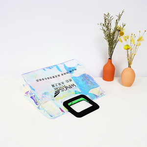 Private Label Eco-Friendly Trasparente Piccola Borsa Casuale Promozionale Impermeabile Delle Donne Tote Sacchetto Del PVC Trasparente Personalizzato - Product Image 4