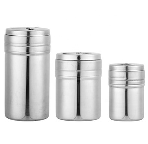 กระป๋องใส่เครื่องปรุงรส กระป๋องโลหะ กล่องโลหะ ภาชนะสแตนเลส กระป๋องใส่เครื่องเทศ - Product Image 1