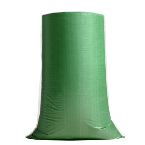 Sac en plastique tissé Yisu vert imperméable 56-66g/m pour déménagement, emballage et logistique express - Product Image 1