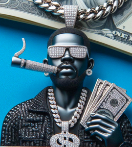 Personalizado 9K-18K oro 3D <span class=keywords><strong>Avatar</strong></span> colgante-CVD helado personalizado, Y2K Metaverse Hip Hop joyería - Product Image 4