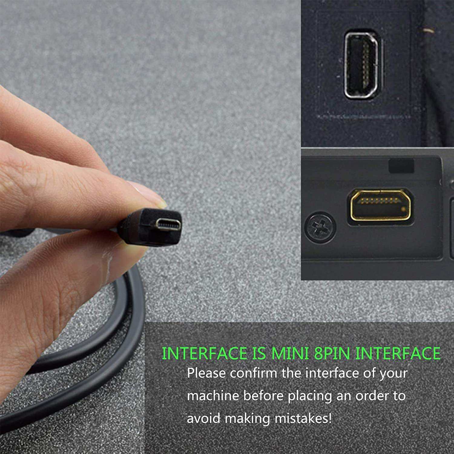 UC-E6 USB Data Cable Replacement Photo Transfer Cord Compatible for Nikon Coolpix Digital SLR DSLR Camera for Nikon