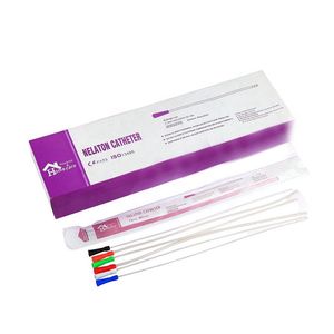 Cateter <span class=keywords><strong>Nelaton</strong></span> Feminino de Uso Único de 220mm em PVC Aprovado pela HH MW56 (Desinfetado com EO) para Hospital - Product Image 3