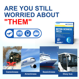 Parche de masaje Sumifun Bian Shrimp Skin para puntos de acupuntura, certificado CE, a base de hierbas naturales, contra náuseas/ataque de mareo/vómitos, 3 cm - Product Image 4