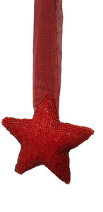 Handcrafted Beaded <b>Star</b> Christmas Ornament <b>Hanging</b> Decoration Festive Tree Decor Handmade Holiday Home Decor Gift - Product Image 4