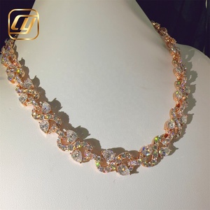 Collar de Plata de Ley 925 con Cadena Cubana Miami de 13 mm, Estilo Hip Hop, con Incrustaciones de Diamantes Moissanite VVS Certificados por GRA - Product Image 6
