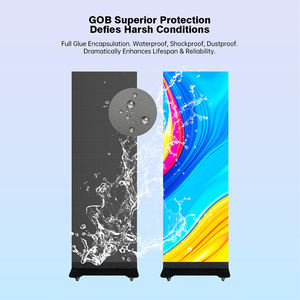 Schermo LED Pubblicitario Digitale Portatile Pieghevole per Interni ed Esterni, Impermeabile, HD, per <span class=keywords><strong>Video</strong></span> Wall e Cartelloni Pubblicitari - Product Image 6