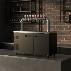 Distributeur de <span class=keywords><strong>bière</strong></span> artisanale et <span class=keywords><strong>machine</strong></span> <span class=keywords><strong>à</strong></span> <span class=keywords><strong>bière</strong></span> pression en acier inoxydable de qualité commerciale, refroidi par air - Product Image 1