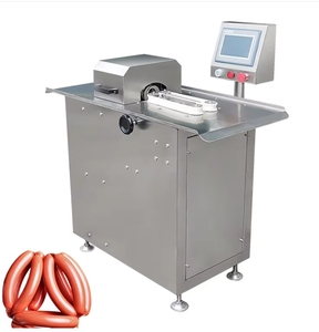 Atadora de Salchichas Industrial Automática, Cortadora, Enlazadora, Atadora de Chorizo con - Product Image 1