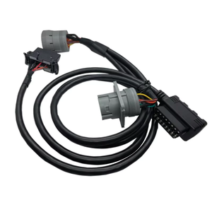 Cable de 4 vías de 2x6 pines y <span class=keywords><strong>2</strong></span> arnés OBD IP66 con clasificación de 24V reemplazo de automóvil de chaqueta de PVC para el hogar de los niños para el HRN01-4W6POBDK - Product Image 4
