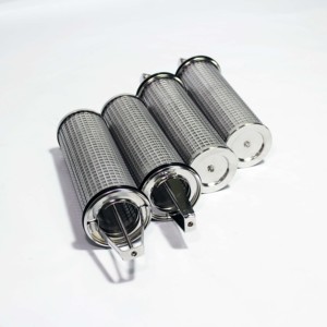 Filtro de cesta de válvula colador dúplex de acero inoxidable, pantalla de malla de alambre perforada para colador de aceite líquido para filtros de aire - Product Image 1