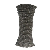 Vente en gros de cordon de parachute en polyester tressé de 4mm 100m 550 cordon de parachute pour le camping en plein air
