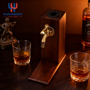 ตู้จ่ายเหล้าไม้แบบส่วนตัวสำหรับขวดเดียว พร้อมก๊อกน้ำ สำหรับบาร์ในบ้าน งานเลี้ยงอาหารค่ำ ร้านอาหาร - Product Image 6