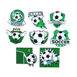 Emblema de Fútbol de Estados Unidos, Canadá y México, Pin Metálico Plateado Ecológico con la Bandera Americana, Coleccionables para Fanáticos, Accesorios de Regalo Personalizados - Product Image 3