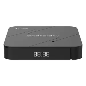 从法国仓库发货亚视电视盒G7迷你S905W2安卓智能电视盒BT遥控器5G Wifi BT 5 USB3.0机顶盒