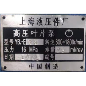 Paquete Variado de Bombas Hidráulicas YB1-E25 con Modelos YB1-E10 YB1-E16 YB1-E32 YB-E40 YB-E50 YB-E63 YB-E100 - Product Image 5