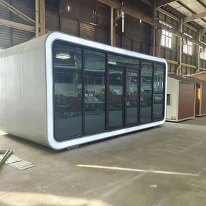 Gran espacio prefabricado Apple cabina extensible de dos alas casa plegable 3 dormitorios casa portátil - Product Image 3